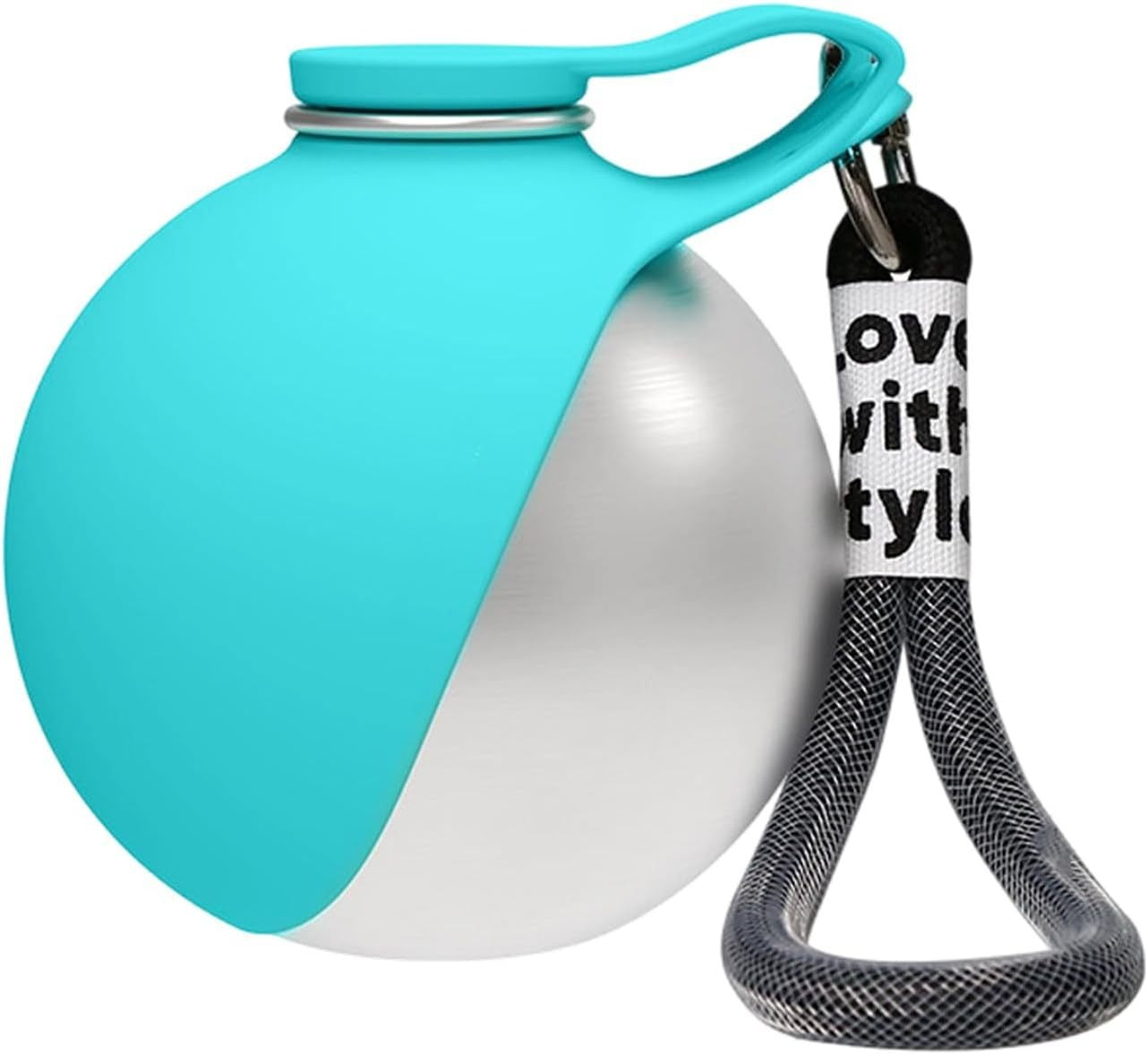 Clip & Sip – Foldable Steel Water Bottle for Pets