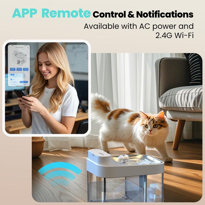 AquaPaw – Wireless Smart Cat Water Fountain
